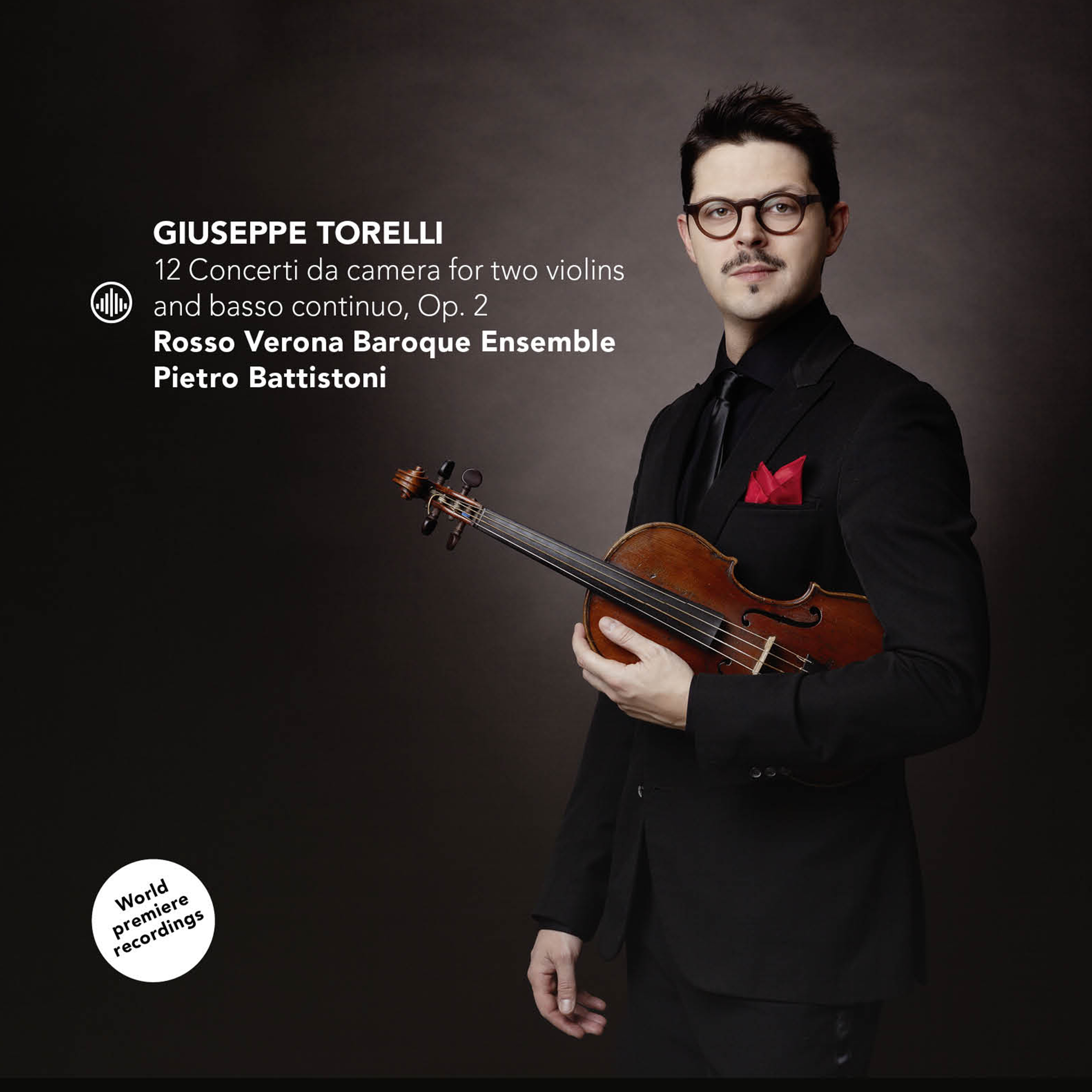 Cover: 12 Concerti da camera for two violins and basso continuo, Op. 2