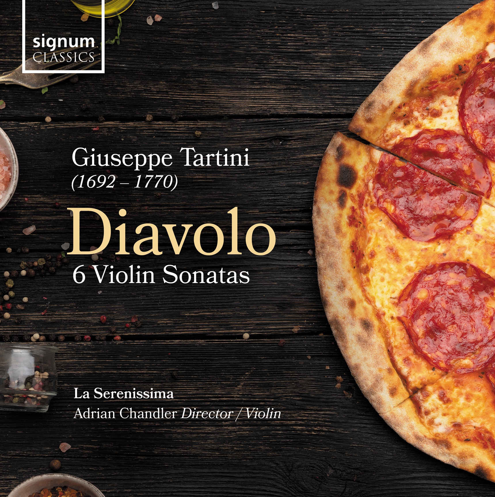 Cover: Diavolo - Giuseppe Tartini - 6 violin sonatas