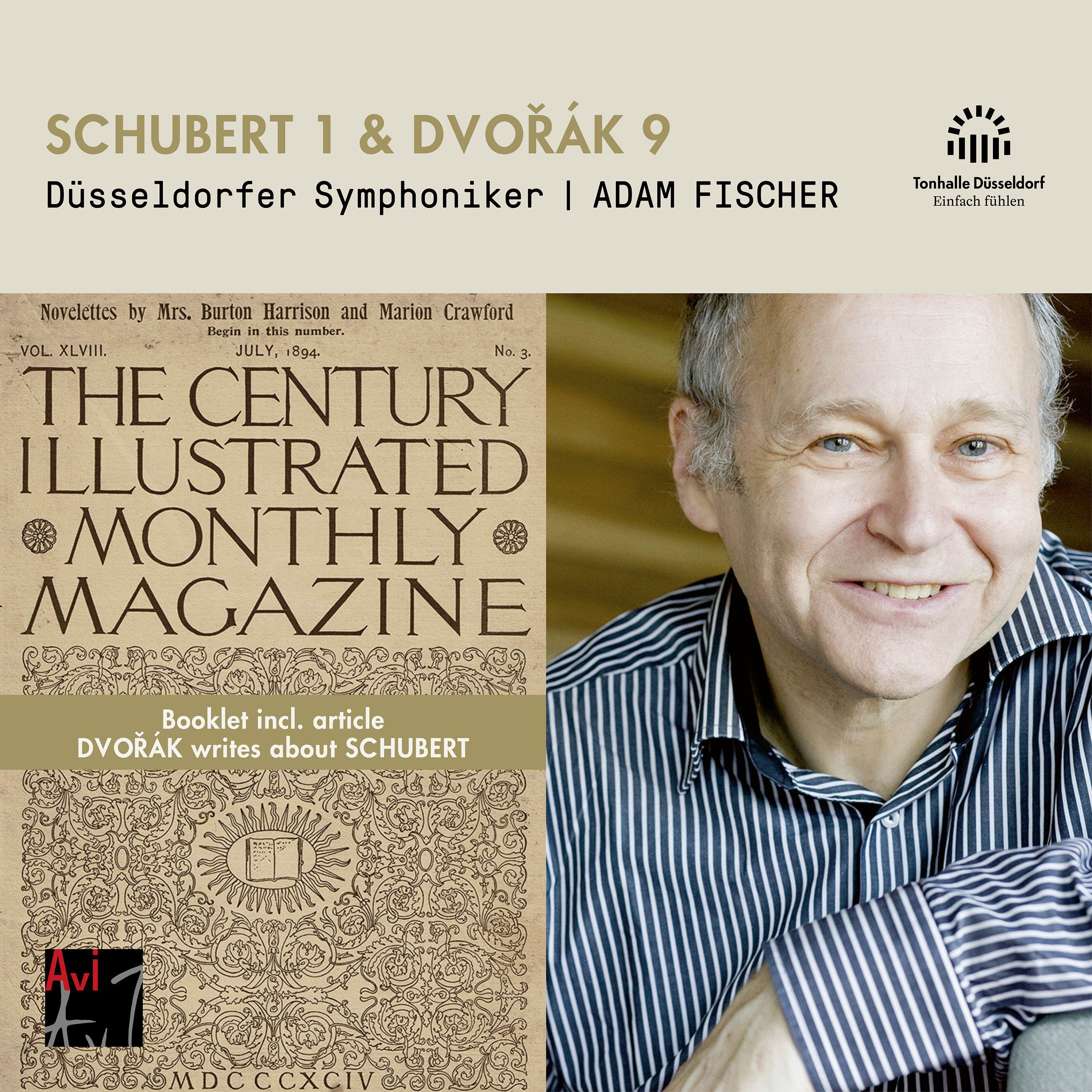 Cover: Schubert 1 & Dvořák 9