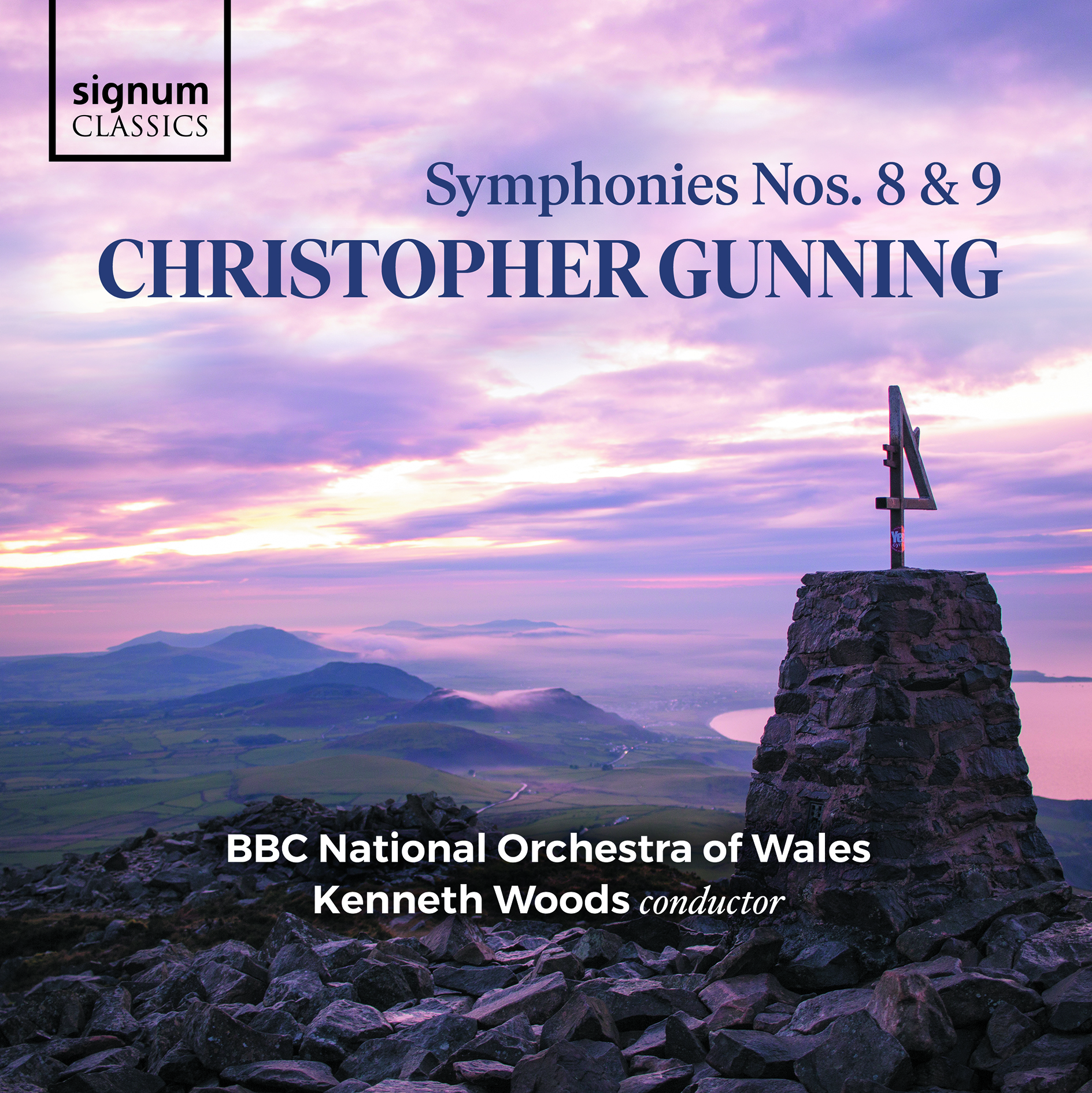 Cover: Christopher Gunning Symphonies Nos. 8 & 9
