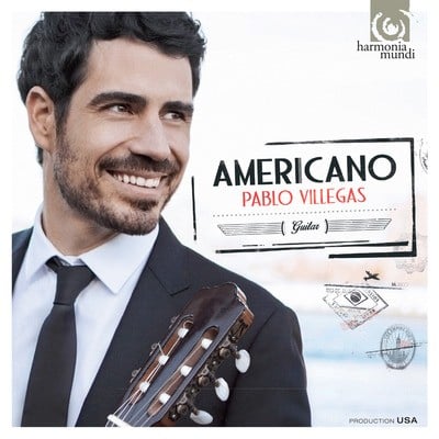 Cover: Americano. Œuvres pour guitare de Bernstein, Villa-Lobos, John Williams, Dyens, Gutiérrez, etc.