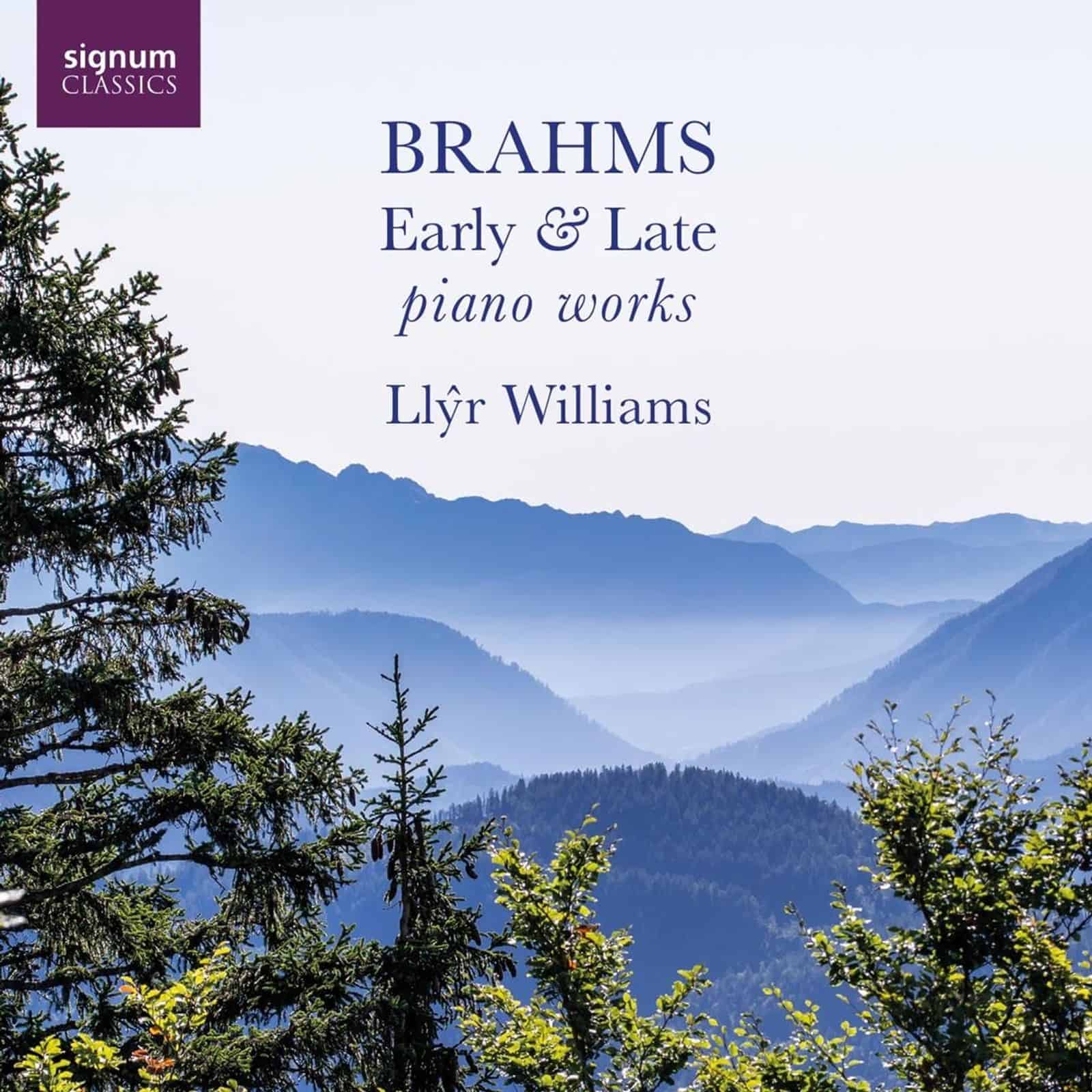 Cover: Brahms Early and Late Piano Works