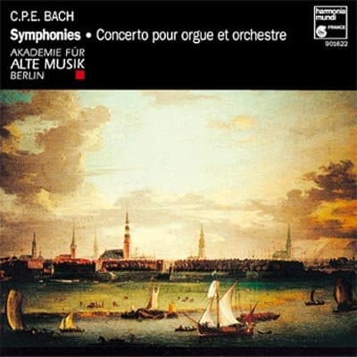 Cover: CARL PHILIPP EMANUEL BACH Bach/CPE/Symphonies4/Akadem