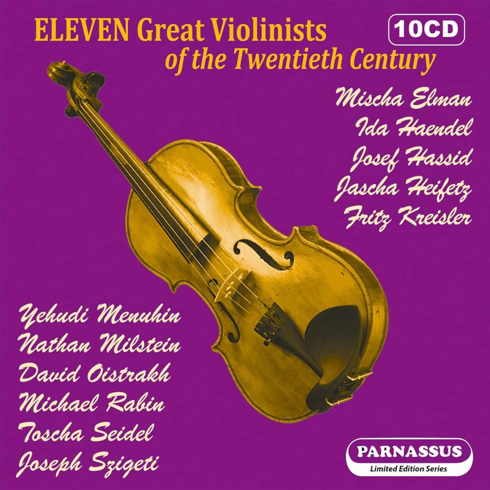 Cover: Eleven Great Violinists of the Twentieth Century