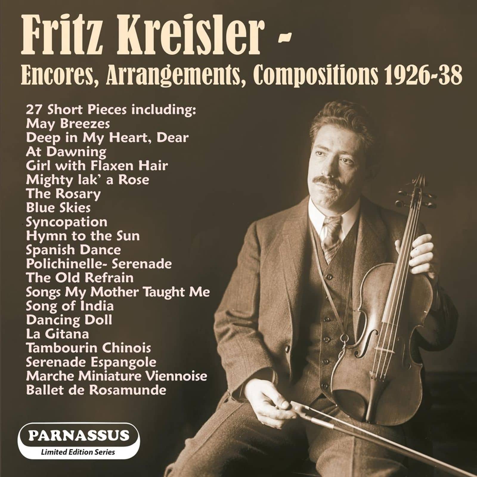 Cover: Encores, Arrangements, Compositions 1926-1938