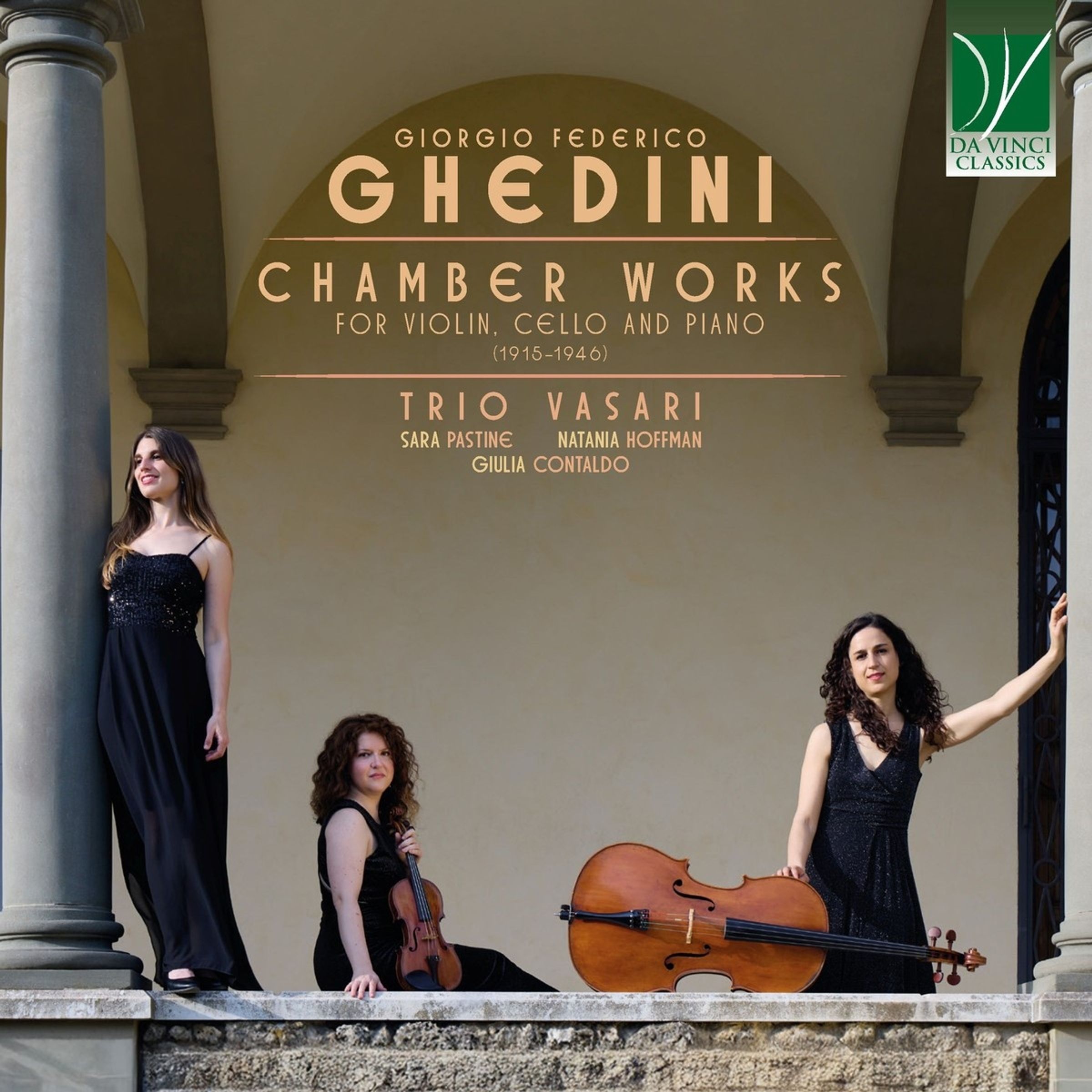 Cover: Ghedini: Chamber Works for Violin, Cello and Piano