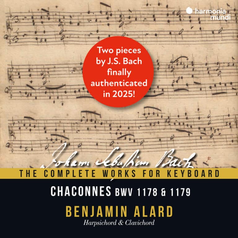 Cover: Intégrale de la musique pour clavier. Chaconnes BWV 1178 & 1179