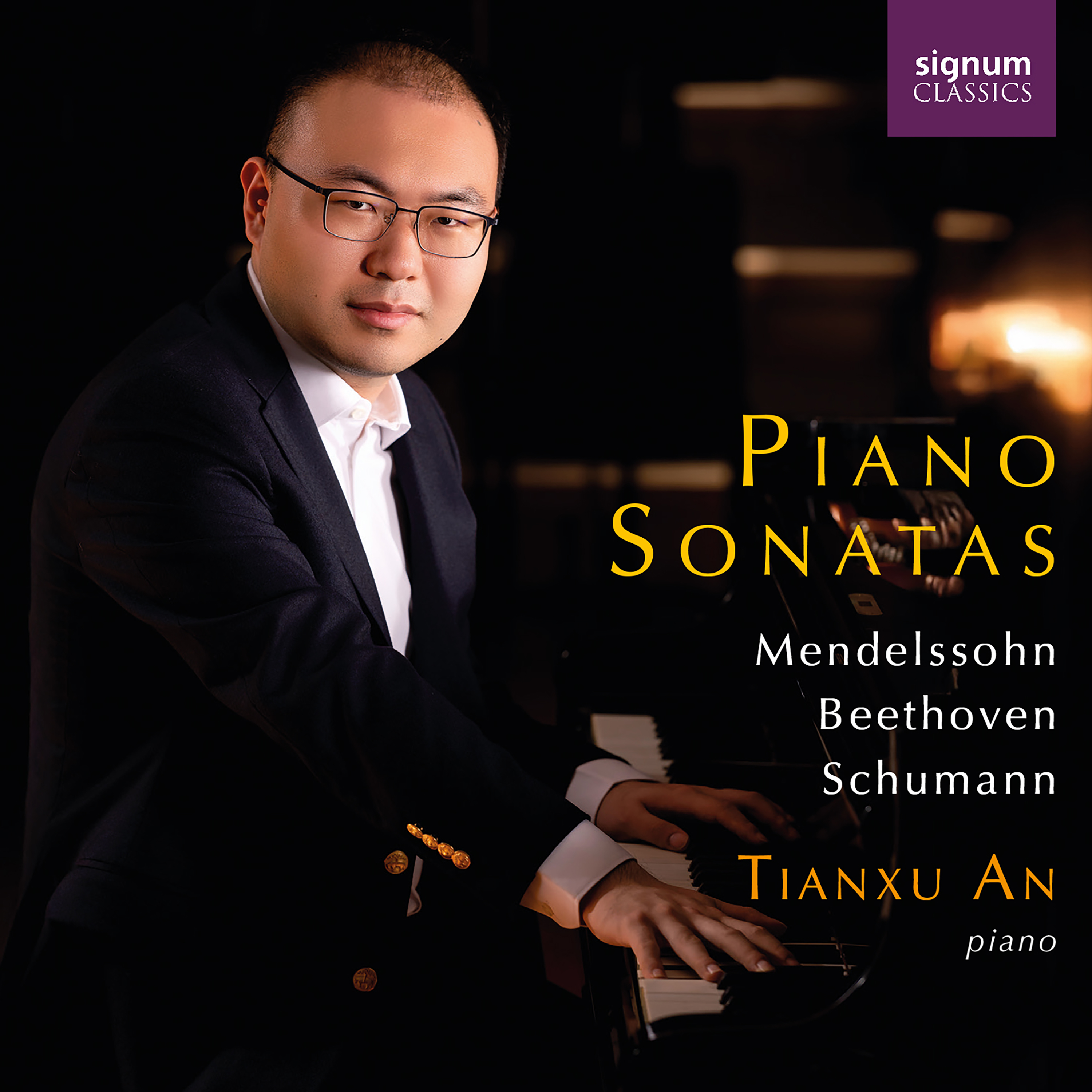 Cover: Mendelssohn, Beethoven and Schumann Piano Sonatas