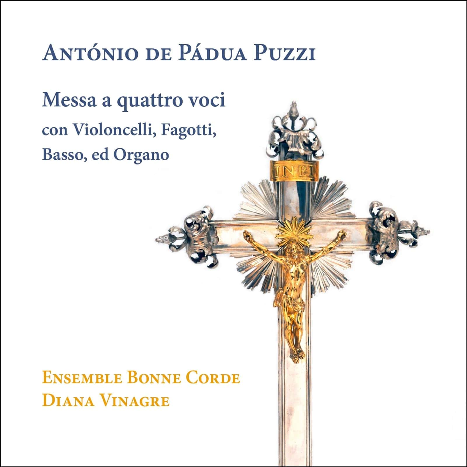 Cover: Messa a quattro voci con Violoncelli, Fagotti, Basso, ed Organo