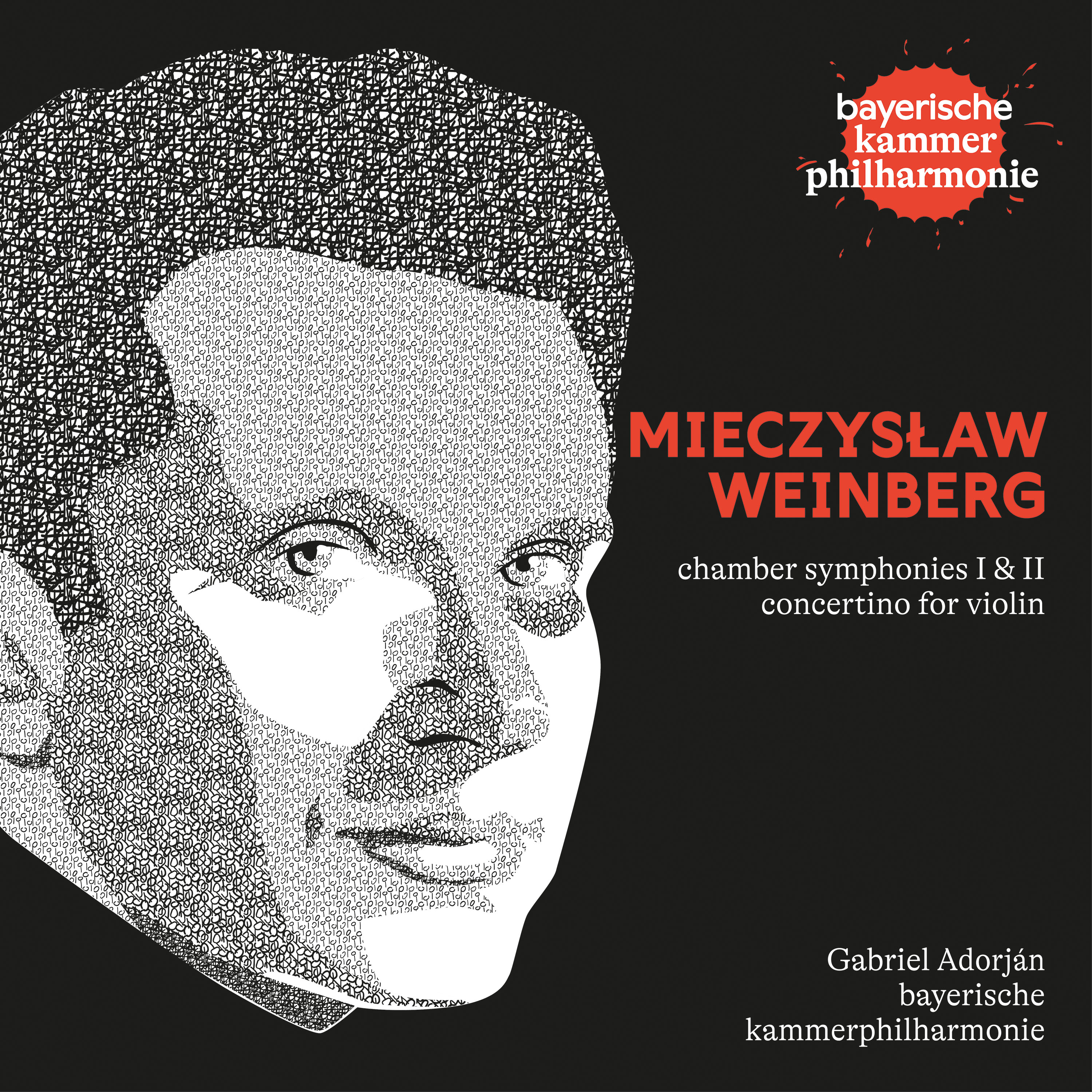 Cover: Mieczysław Weinberg, Chamber Sinfonies I & II, Concertino for Violin