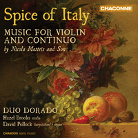 Cover: Music for Violin and Continuo (Spice of Italy)