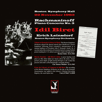 Cover: Piano Concerto No. 3 (performance on 22 November 1963) (LP release)