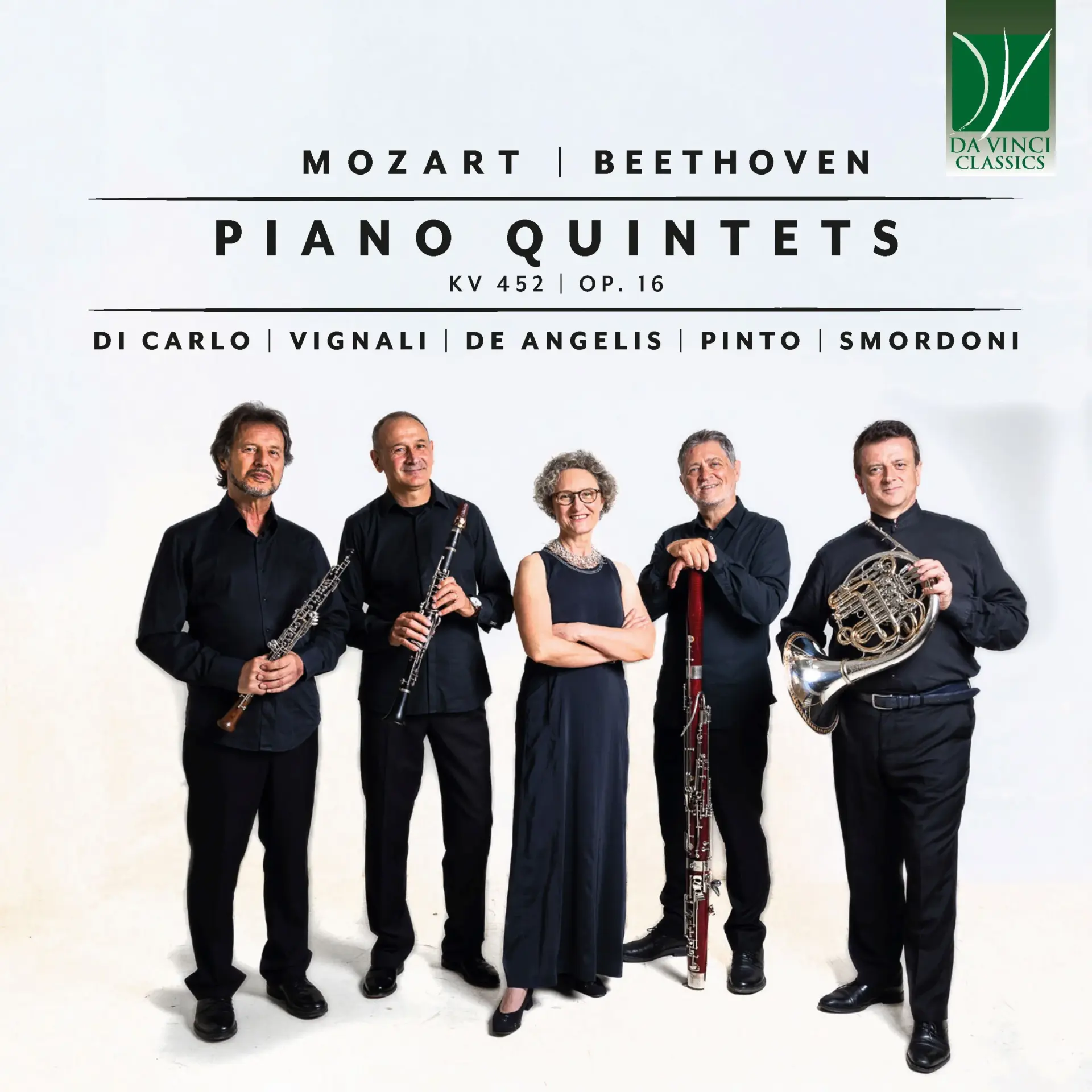 Cover: Piano Quintets KV452 | OP 16