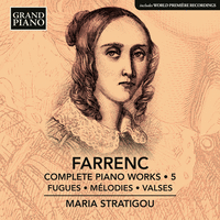 Cover: Piano Works (Complete), Vol. 5 - Fugues / Mélodies / Valses