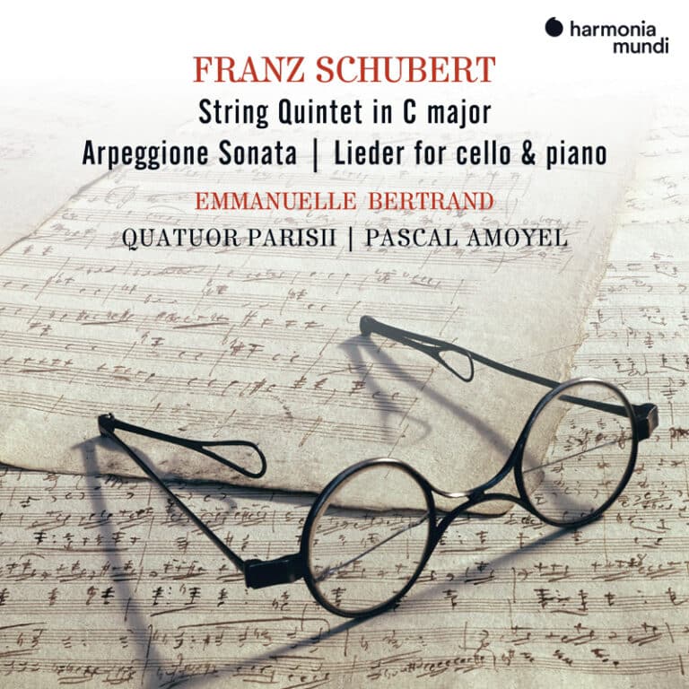 Cover: Quintette à cordes. Sonate Arpeggione. Lieder pour violoncelle et piano