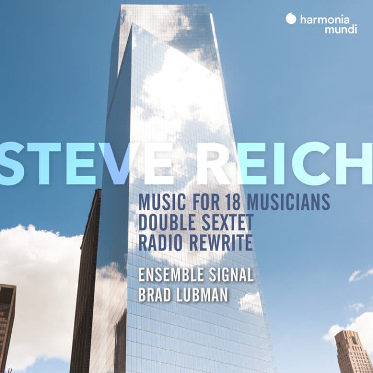 Cover: STEVE REICH Music for 18 Musicians, Double Sextet, Radio Rewrite