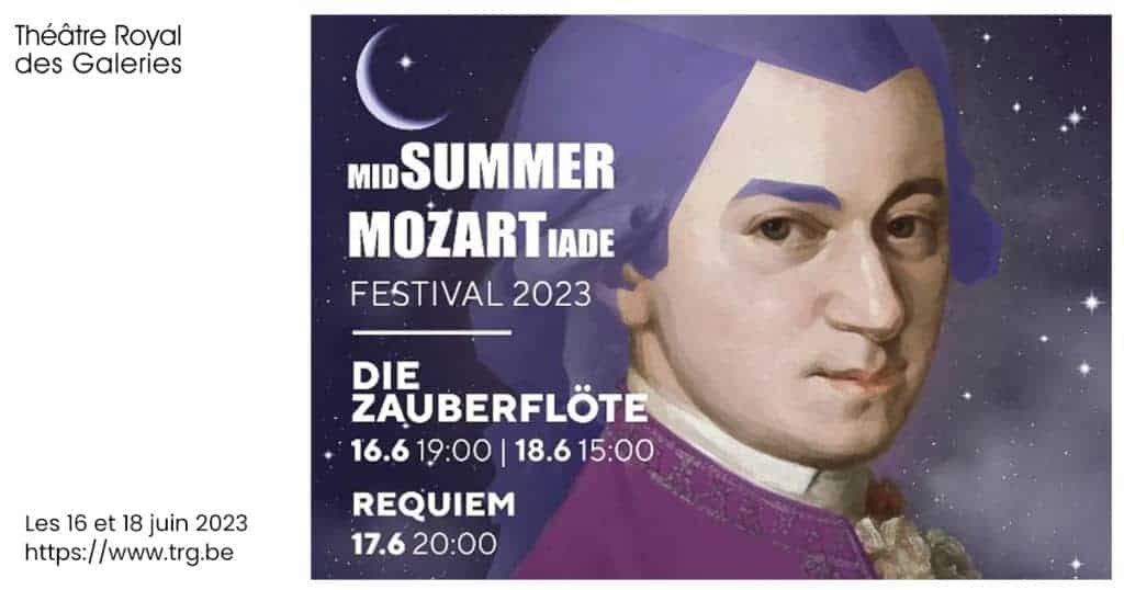 Requiem en Die Zauberflöte beheersen Mozartiade Brussel