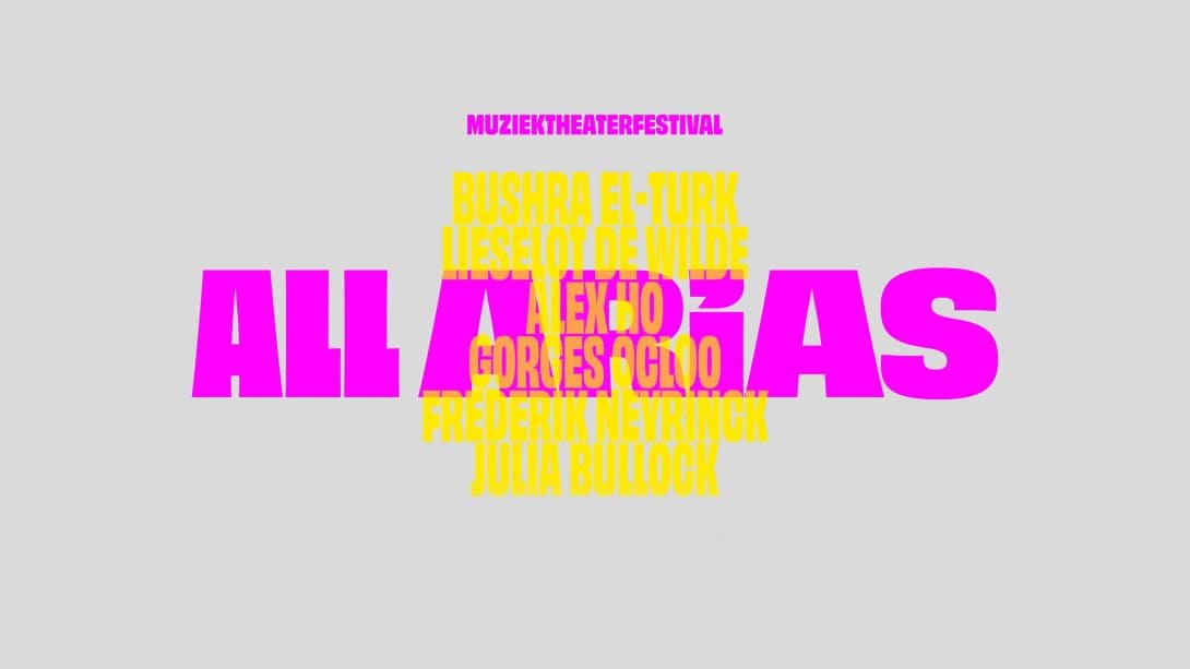 Culturele partners slaan handen in mekaar voor All Arias