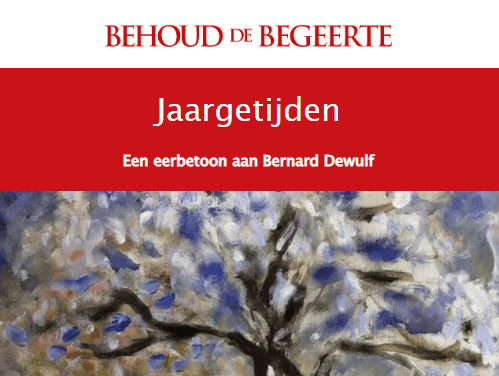 Een hommage aan Bernard Dewulf