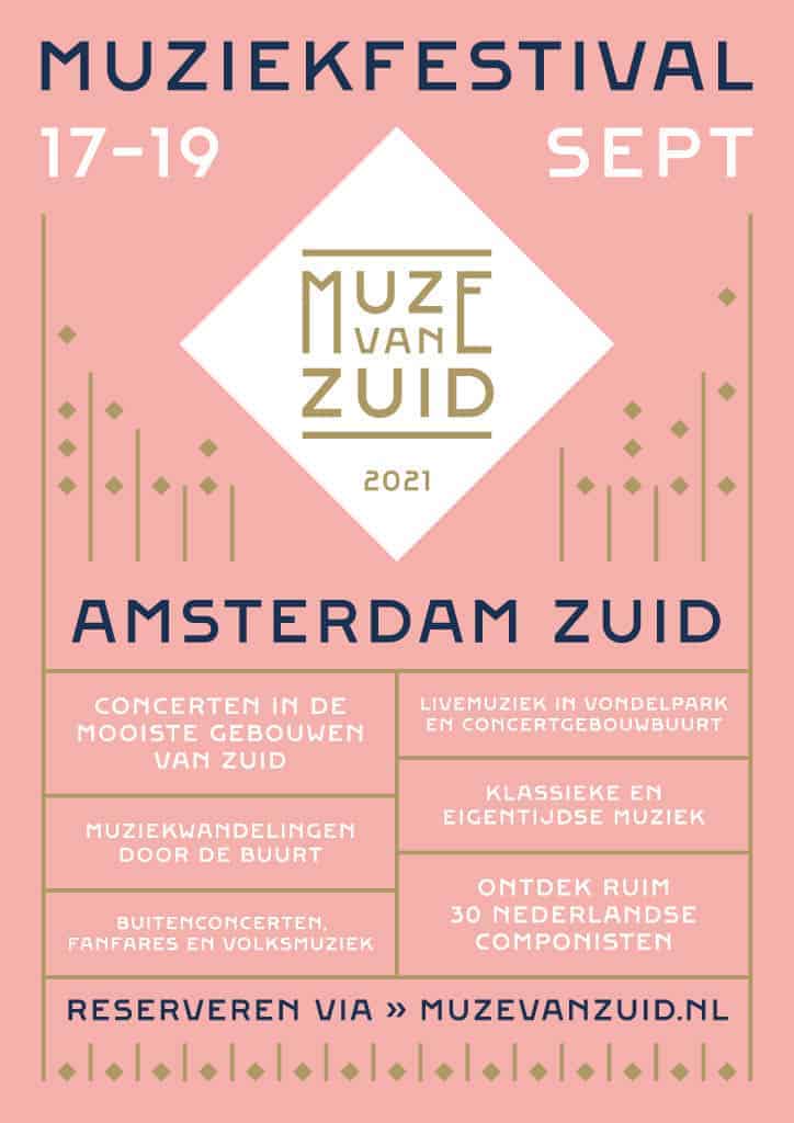 Muziekfestival Muze van Zuid 2021: mozaïek van stijlen op bijzondere locaties