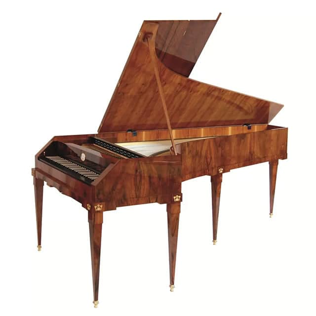 Door Paul McNulty vervaardigde kopie van een fortepiano van Anton Walter (1792)