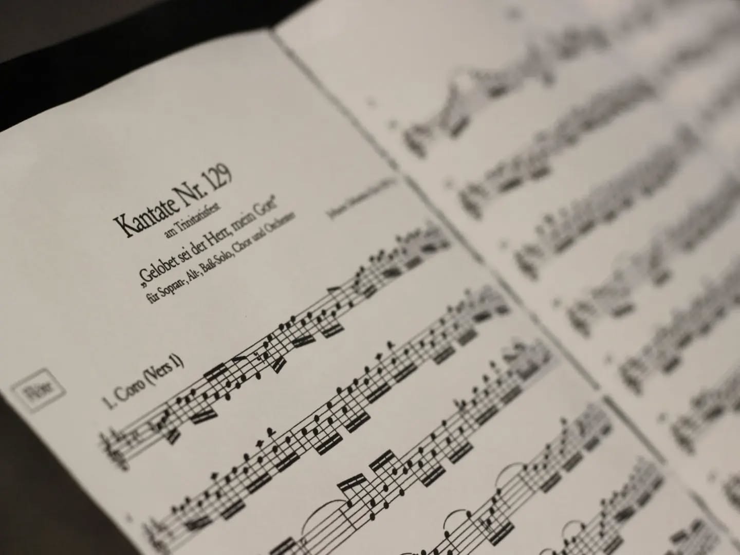 partituur bach